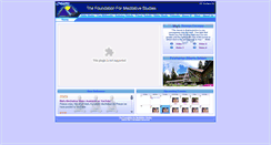 Desktop Screenshot of foundationformeditativestudies.org
